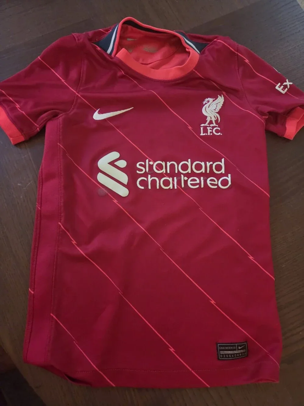 Liverpool FC Red Nike Home Jersey with Standard Chartered Logo